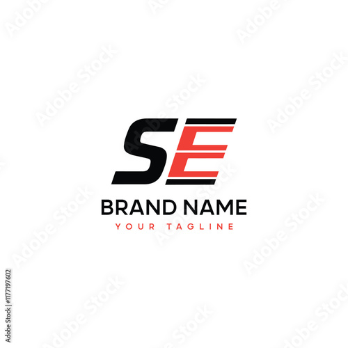 SE logo design vector template design for brand
