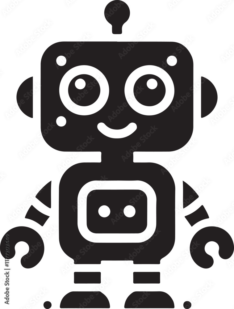 Robot Vectors for Sci-Fi and Tech Artwork Robot Vectors for Sci-Fi and Tech Artwork
