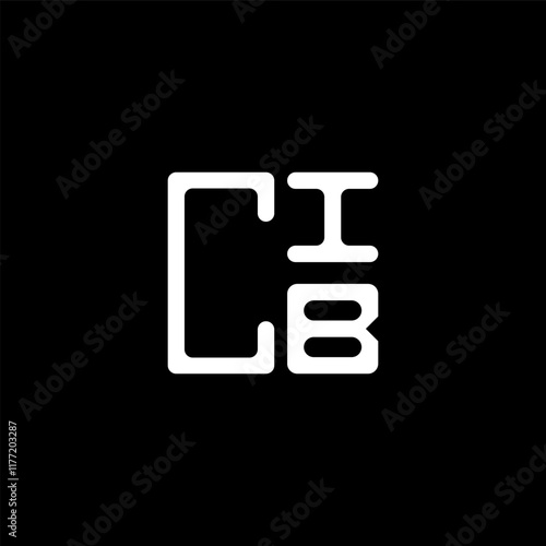 CIB letter logo creative design with vector graphic, CIB simple and modern logo. CIB luxurious alphabet design photo