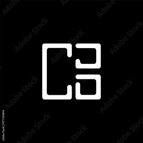 CJD letter logo creative design with vector graphic, CJD simple and modern logo. CJD luxurious alphabet design photo