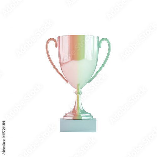 Wallpaper Mural A gleaming trophy symbolizing victory and achievement in competitive sports., isolated on a transparent background. Torontodigital.ca