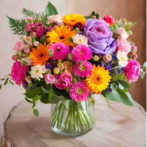 Wallpaper Mural bouquet of roses Torontodigital.ca