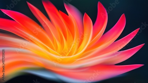Mesmerizing swirl of vibrant petals