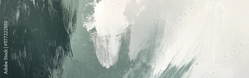 Smooth mint and gray pencil strokes create an elegant design with abstract textures and harmonious colors in a contemporary setting © vadosloginov