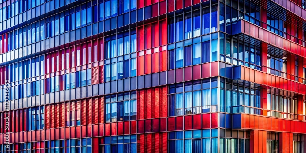 Architectural pH Scale Visualization: Colorful Building Facade Reflecting Acidic to Alkaline Levels Architectural pH Scale Visualization: Colorful Building Facade Reflecting Acidic to Alkaline Levels