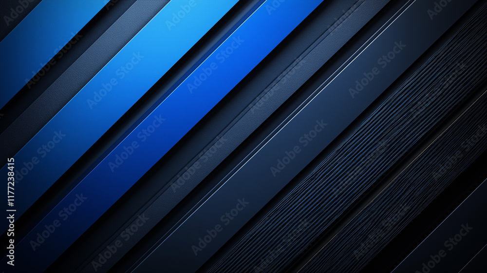 Blue Streak Abstract, Abstract background with dark stripes and a blue highlight. Blue Streak Abstract, Abstract background with dark stripes and a blue highlight.