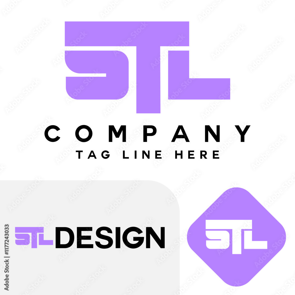 STL Letter logo icon design elements STL Letter logo icon design elements