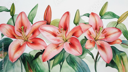 wedding invitation card background vector. Minimal hand painted watercolor botanical flowers texture template background. Design for wedding, vip cover, poster, rsvp moderncard.Valentine's Day