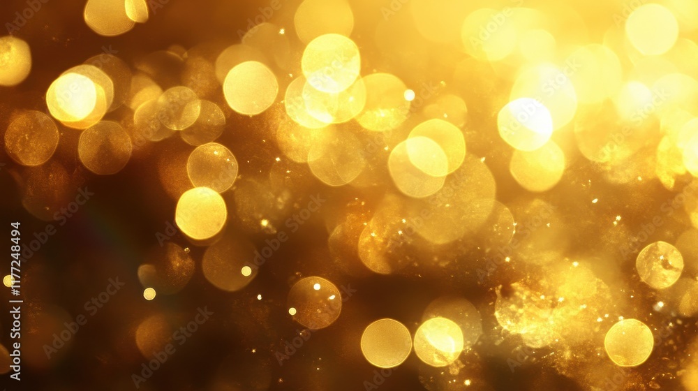 Beautiful gold bokeh background with a christian cross Beautiful gold bokeh background with a christian cross