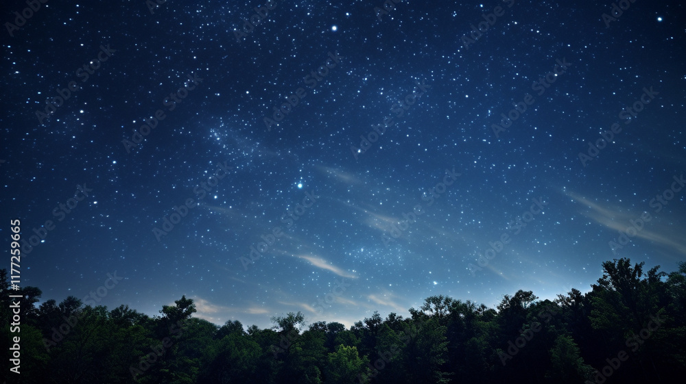 Fototapeta premium 夜空に輝く天の川（１６：９） 