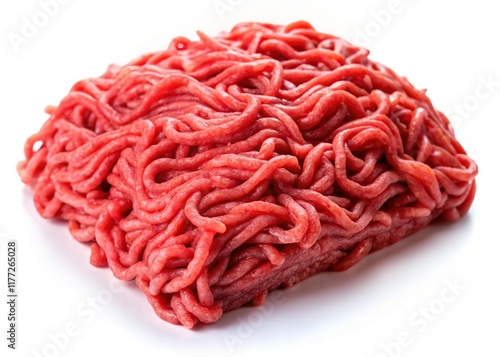 Wallpaper Mural Raw Minced Ground Beef Meat, Isolated on White Background, PNG Cutout - Long Exposure Photography Torontodigital.ca