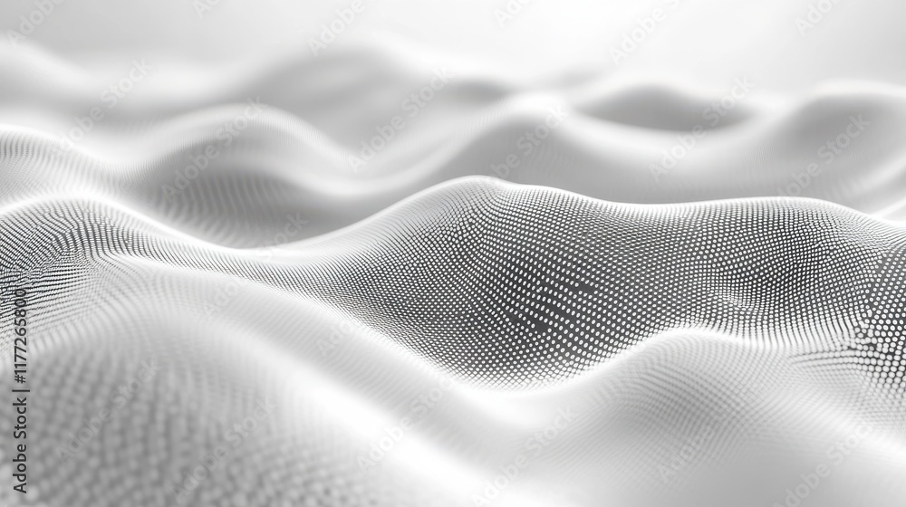 Shiny abstract futuristic hi-tech dotted line waves background. Vector design Shiny abstract futuristic hi-tech dotted line waves background. Vector design