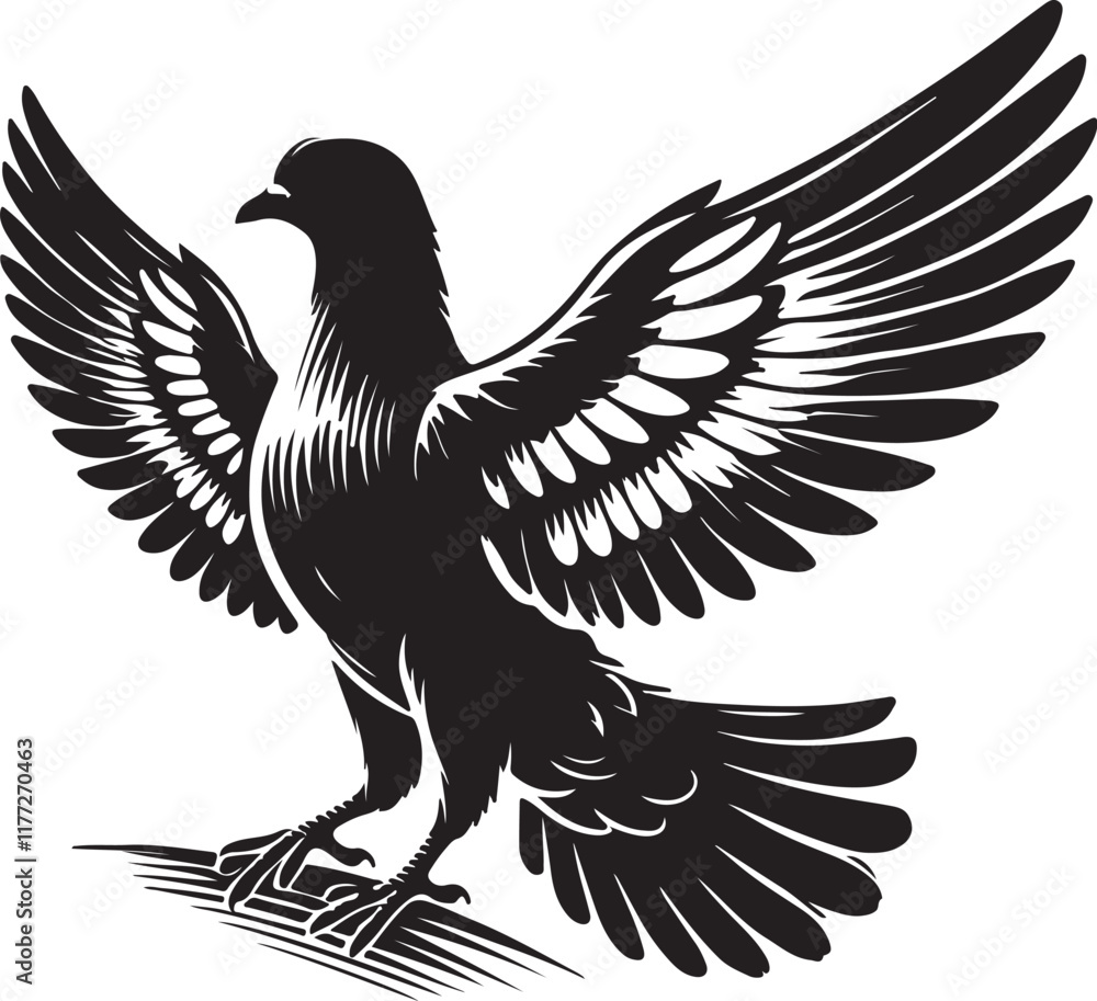 Obraz premium eagle vector illustration