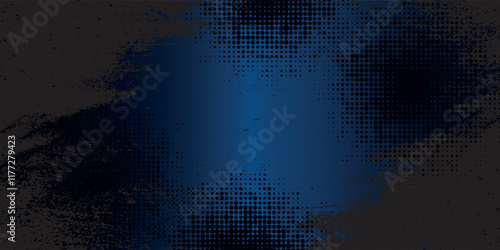 Beautiful Abstract Grunge Decorative Navy Blue Dark Stucco Wall Background.