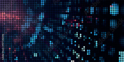 Digital backdround ideal for technological operations, neural networks,