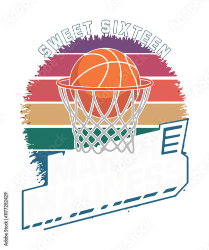 March Madness Basketball Design