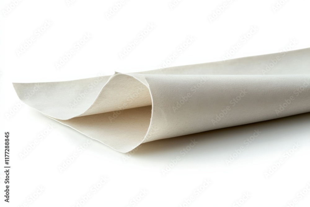 Close up of white fabric on a white background Close up of white fabric on a white background