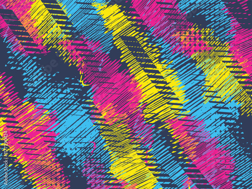 Abstract geometric background for sports, t-shirt, racing car livery