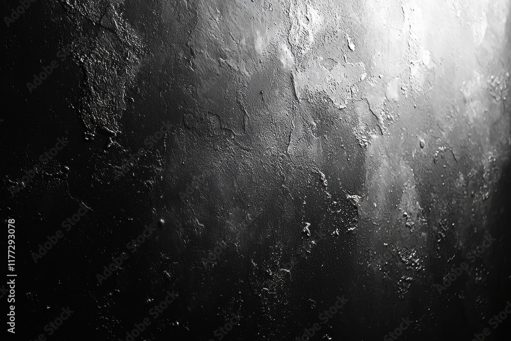 Obraz premium Rough textured surface illuminated by bright light source from above, suitable for backgrounds