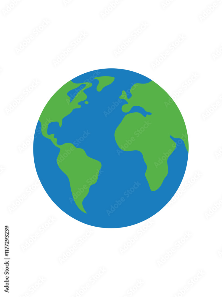 Earth vector art on white background
Earth vector art on white background