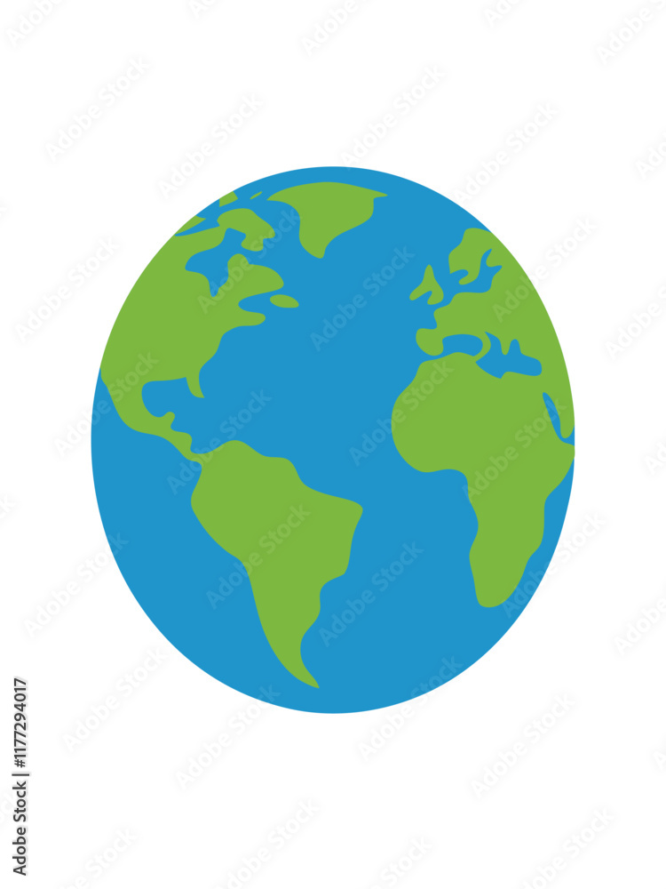 Earth vector art on white background
Earth vector art on white background