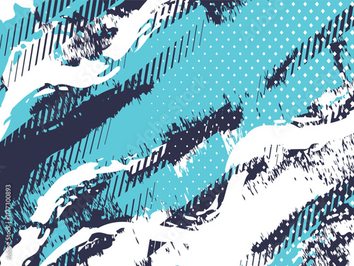 Abstract geometric background for sports, t-shirt, racing car livery