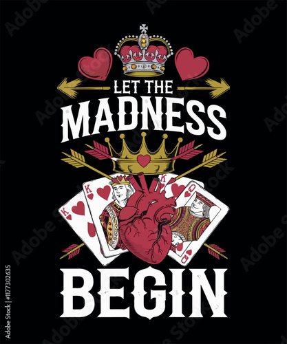 Let the Madness Begin/basketball T Shirt
