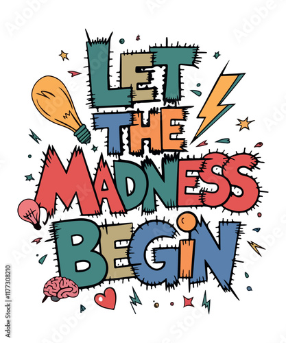 Let the Madness Begin/basketball T Shirt