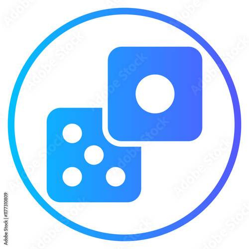 dices gradient icon