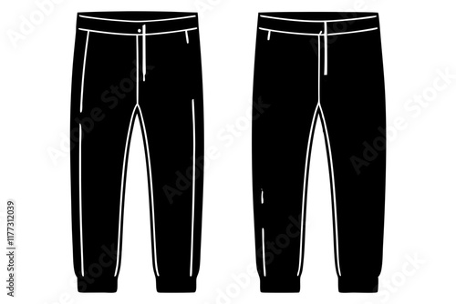 blue jeans isolated on white