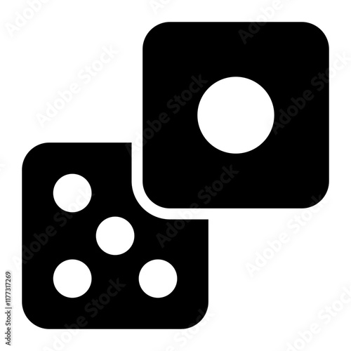 dices glyph icon
