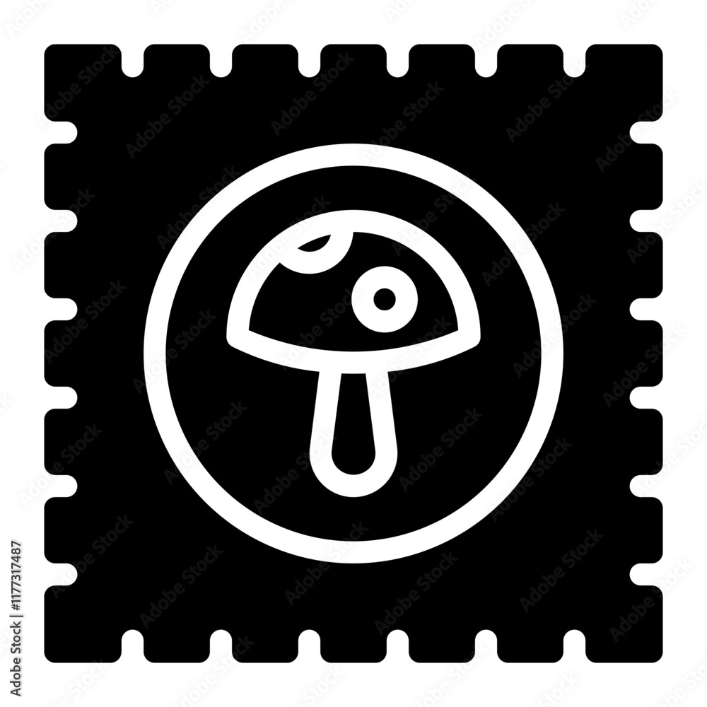 Obraz premium lsd glyph icon