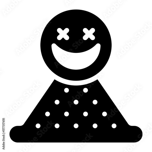 narcotic glyph icon