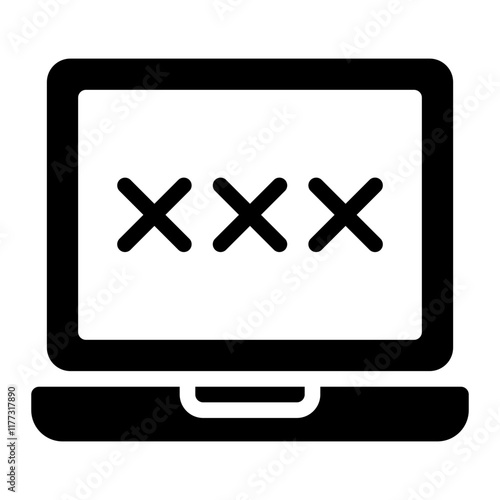 porn glyph icon