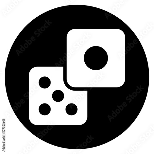 dices glyph icon
