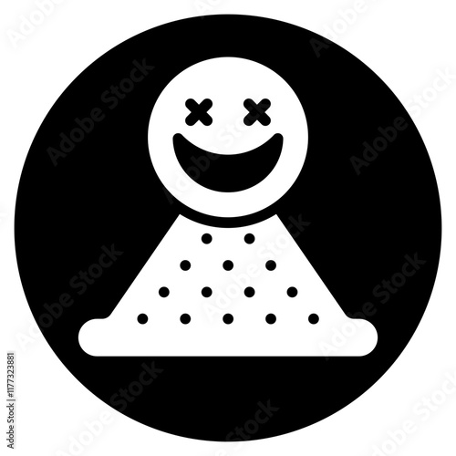 narcotic glyph icon