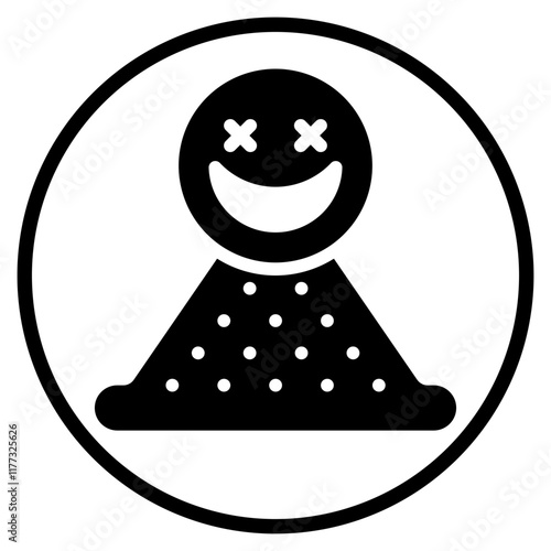 narcotic glyph icon
