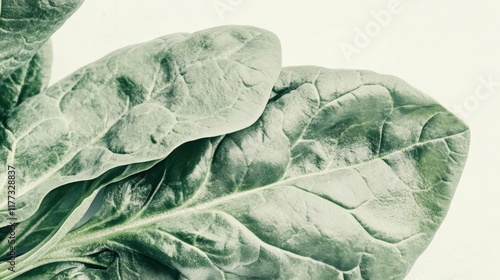 Wallpaper Mural close up of fresh spinach leaves Torontodigital.ca