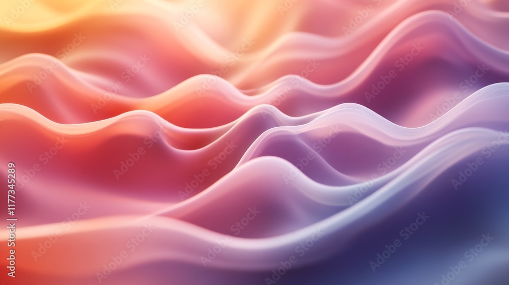 Obraz premium Illuminated Natural Forms: 3D Abstract Eco Textures for Stunning Banners