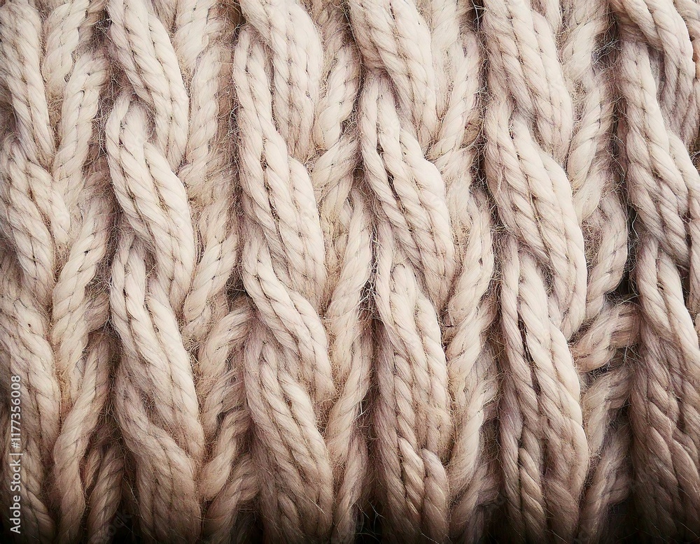 Large knit white fabric texture, intricate textile pattern, soft fibers intertwined, subtle blur effect, macro photography focus, cozy material, detailed craftsmanship, natural elegance, versatile des Large knit white fabric texture, intricate textile pattern, soft fibers intertwined, subtle blur effect, macro photography focus, cozy material, detailed craftsmanship, natural elegance, versatile des