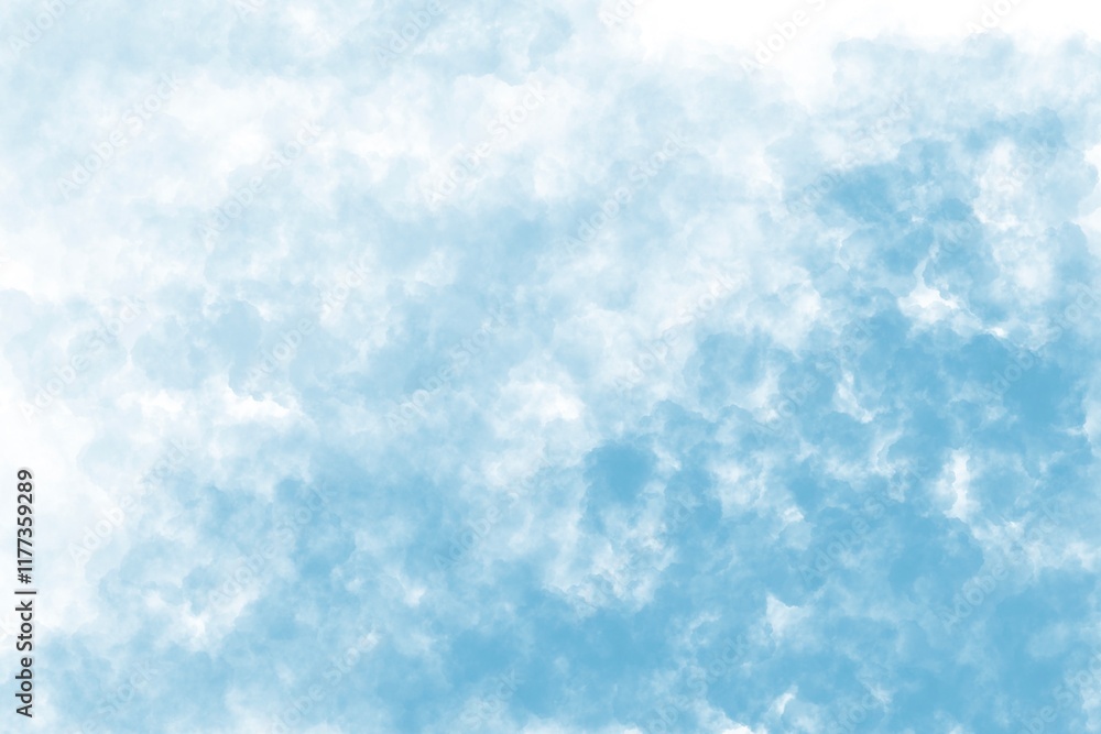 名称柔らかなブルーの水彩風抽象背景 | Soft Abstract Watercolor Background in Blue未設定のアートワーク 名称柔らかなブルーの水彩風抽象背景 | Soft Abstract Watercolor Background in Blue未設定のアートワーク