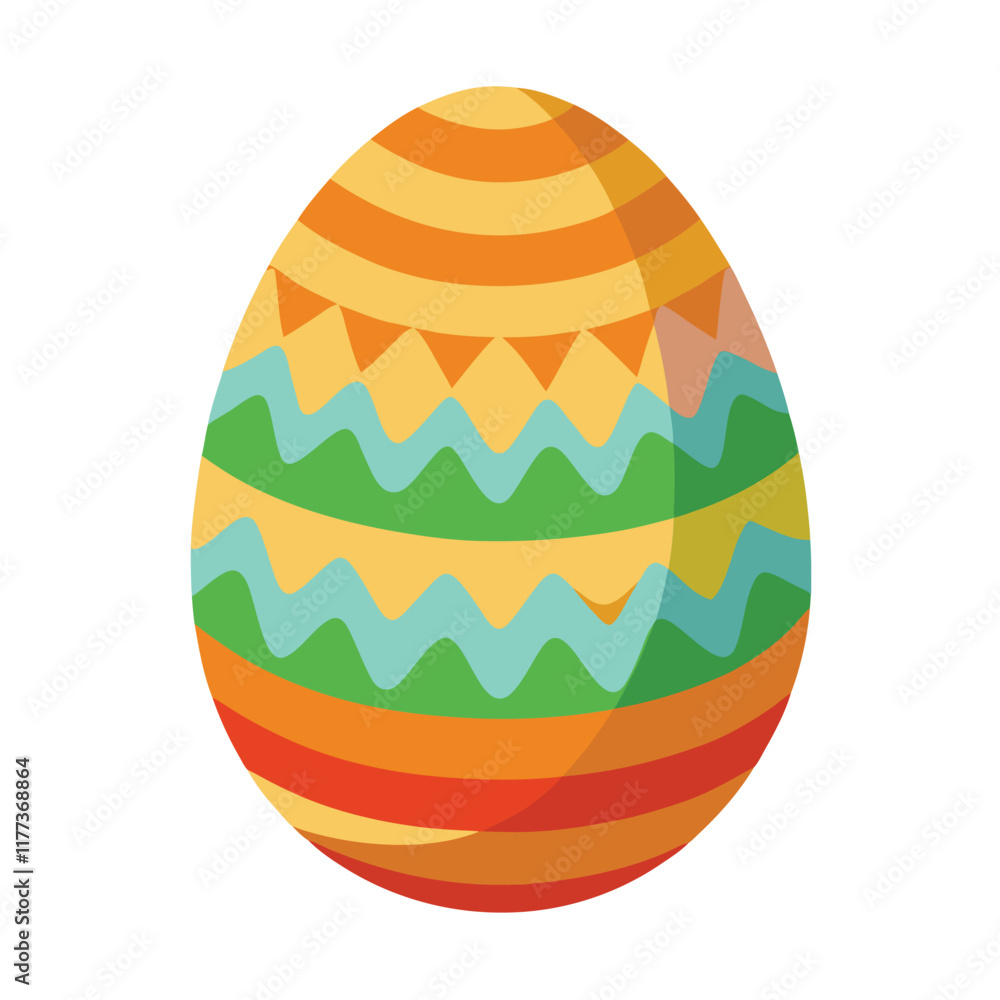 Easter day egg vector art on white background
Easter day egg vector art on white background