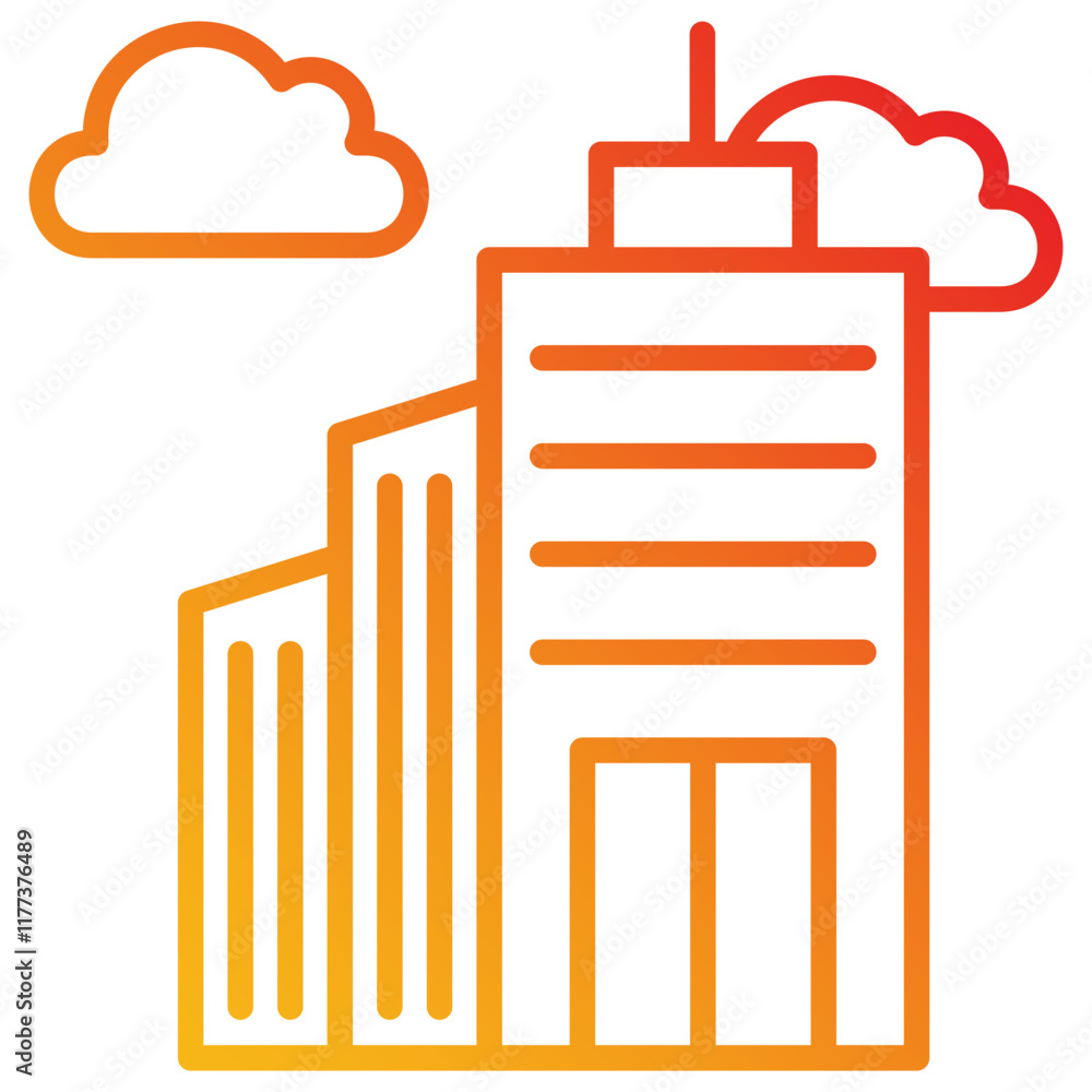 Skyscrapers Icon Skyscrapers Icon