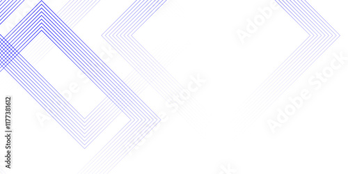 Simple abstract white square shape with futuristic concept background. Design for poster, template on web, backdrop, banner, brochure, website, flyer, landing page, presentation, certificate vector.