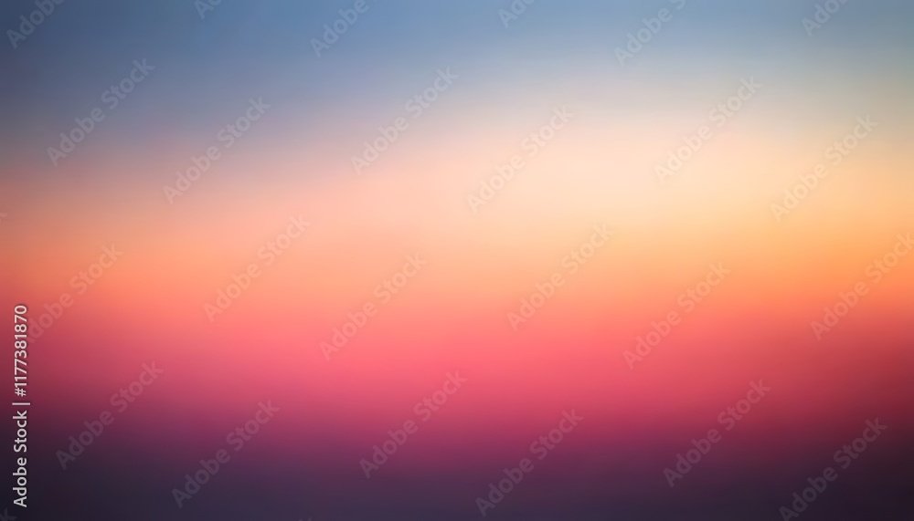 Blurred hues of blue, peach, red, and purple blend in a smooth gradient Blurred hues of blue, peach, red, and purple blend in a smooth gradient