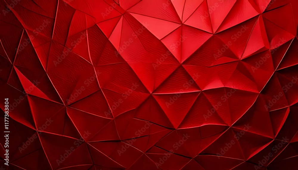 Intricate red, geometric design of triangles and angular shapes, creating a textured look. Intricate red, geometric design of triangles and angular shapes, creating a textured look.