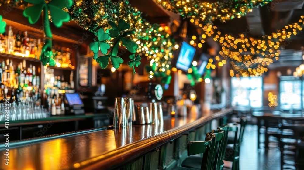 St. Patrick's Day Pub Atmosphere St. Patrick's Day Pub Atmosphere