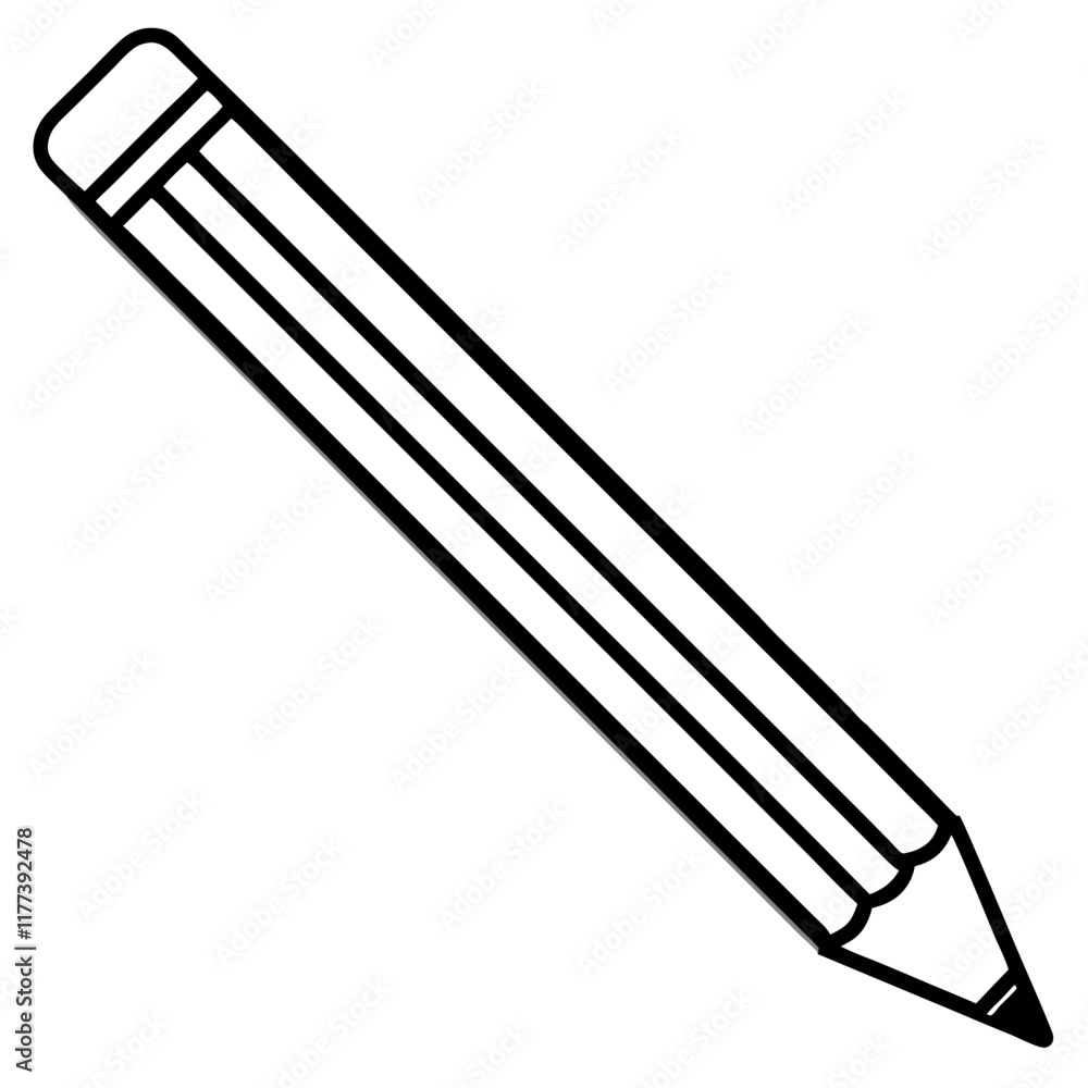 Simple and Stylish Paintbrush Line Art Vectors Simple and Stylish Paintbrush Line Art Vectors