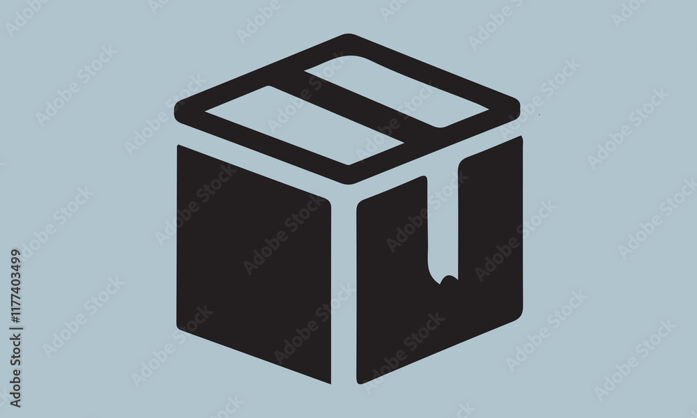 Box line vector icons Empty open shipping box or unboxing line art illustration Calligraphy Graphic Design,Handmade Calligraphy eps 10 Box line vector icons Empty open shipping box or unboxing line art illustration Calligraphy Graphic Design,Handmade Calligraphy eps 10