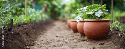 Traditional Clay Pots as Or...